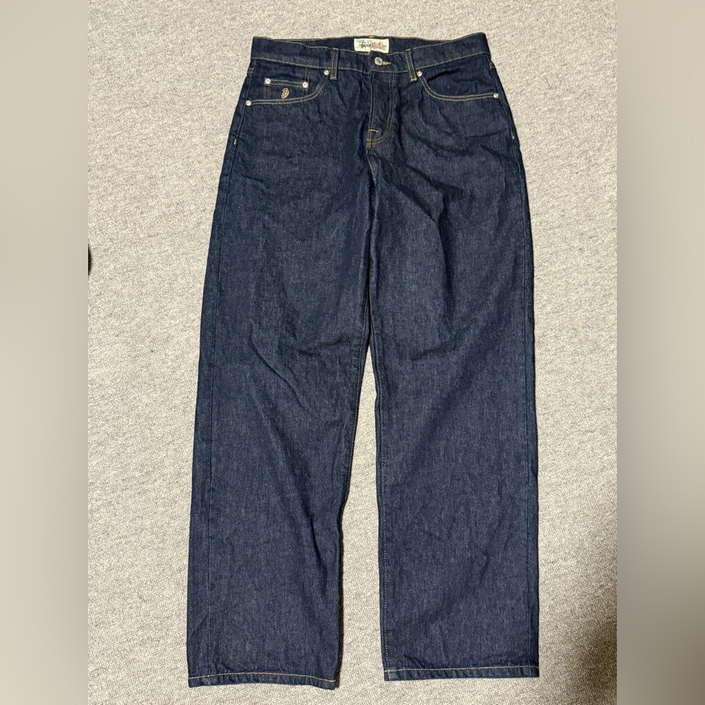 Stussy Dark wash big ol jeans